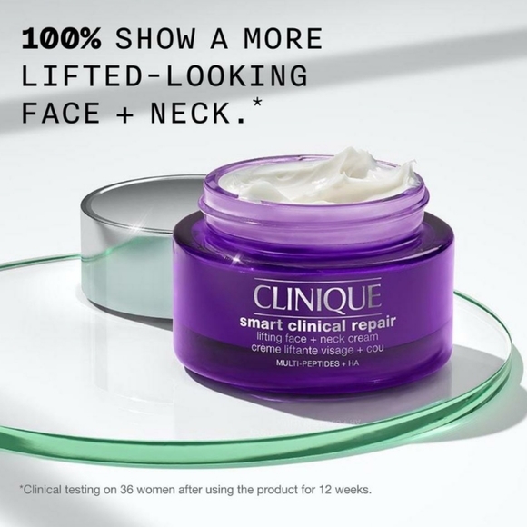 CLINIQUE SMART CLINICAL REPAIR LIFTING FACE + NECK CREAM. - Picture 4 of 12